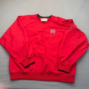 Cutter & Buck Windbreaker Men XXL Nebraska Huskers Gorpcore Red Pullover Jacket